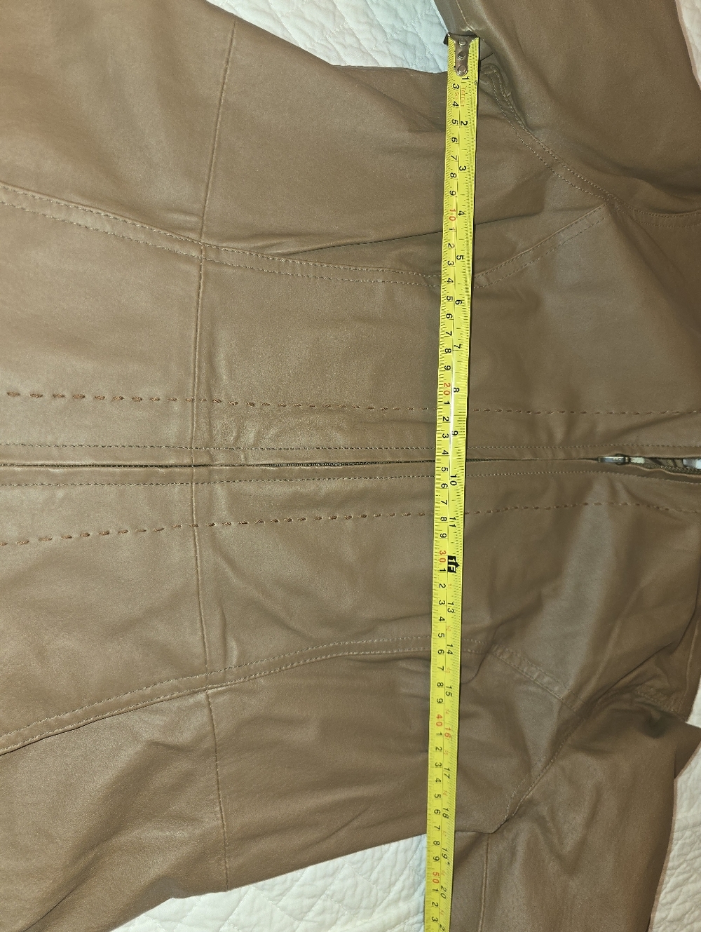 Coldwater Creek NWT Leather Blazer/Jacket Women's Sz Petite Medium - Picture 5 of 10